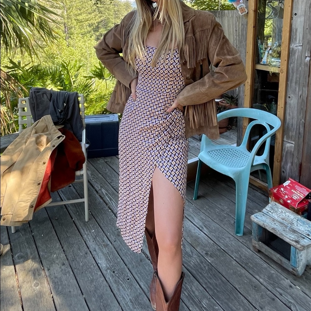 Reformation Hilda Long Sleeve Maxi Dress